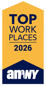 Top Workplaces 2026 — amNewYork award badge